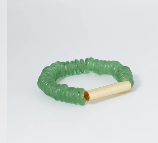 Green Seascape Bar Bracelet