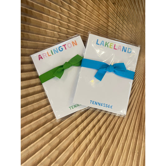 Local Notepads - Lakeland and Arlington